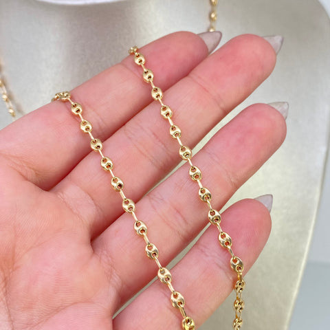 Cadena GC Oro amarillo 18k 5,66 Gr / 3,3 mm / 60 Cm †