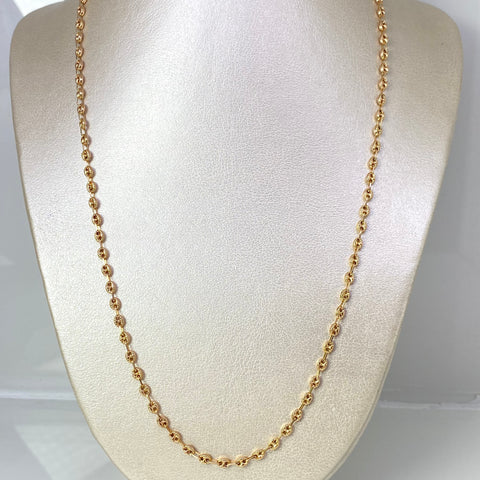 Cadena GC Diamantado Oro amarillo 18k 8,15 Gr / 3,3 mm / 59 Cm *