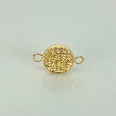 Herraje Circulo Fe Oro amarillo 18k 0,58 Gr