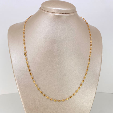 Cadena GC Diamantado Oro amarillo 5,75 Gr / 3,3 mm / 50 Cm *