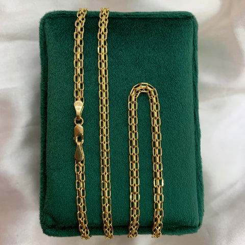 Cadena China Nacional Oro amarillo 18k 12,61 Gr / 3,5 mm / 60,5 Cm *