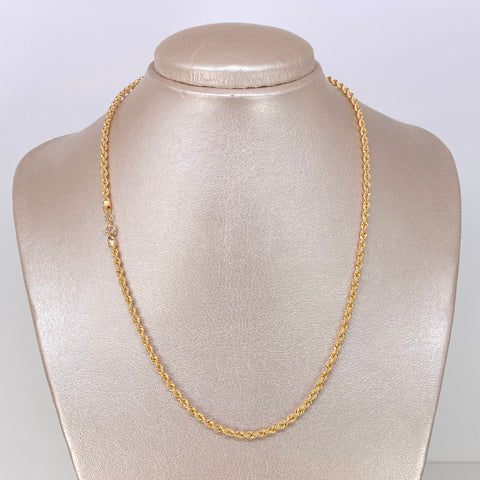 Cadena ● Lazo Oro amarillo 18k +1 / 5,2 Gr / 2,8 mm / 50 Cm *