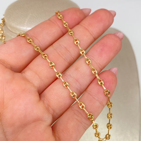 Cadena GC Oro amarillo 18k 4,10 Gr / 3 mm / 40,5 Cm