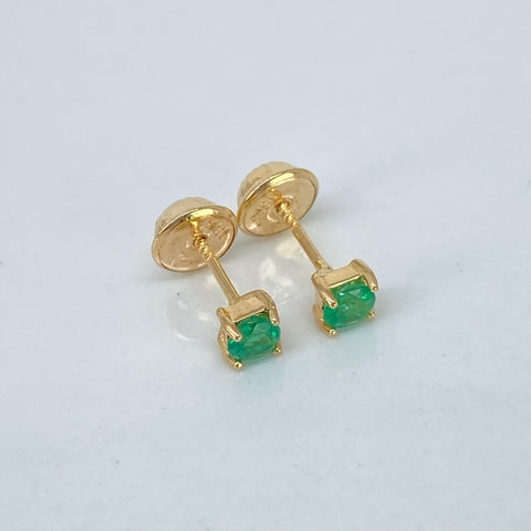 Topos Esmeraldas 28PTS Oro amarillo 18k 0,6 Gr / 3,3 mm *