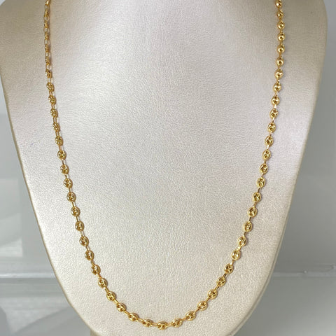Cadena GC Oro amarillo 18k 8,17 Gr / 4 mm / 60,5 Cm
