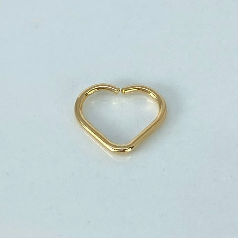 Piercing Corazon / Oro Amarillo 18k (Joya) / 0,32gr / 1.2cm / (Oreja) *
