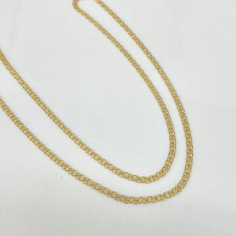 Cadena ● China Oro amarillo 18k 3,1 Gr / 2,2 mm / 45 Cm †