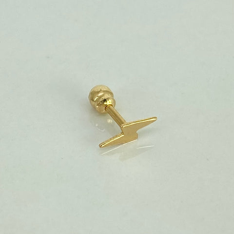 Piercing Rayo / Oro Amarillo 18k (Joya) / 0,27gr / 3mm / (Oreja)