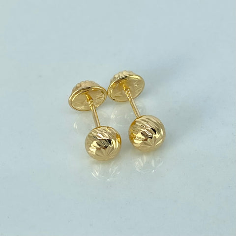 Topos Bolas Diamantadas Oro amarillo 0,6 Gr / 5 mm †