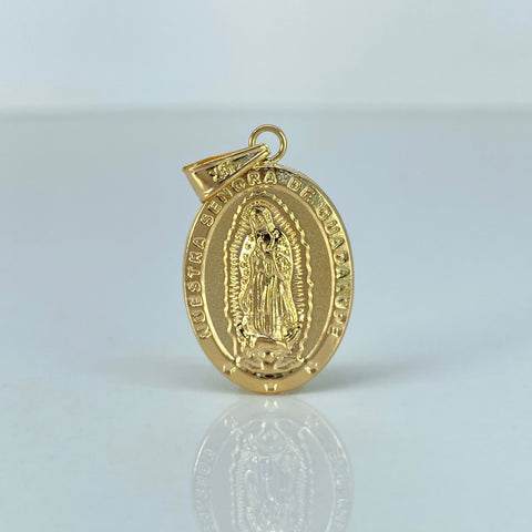 Dije Virgen Guadalupe Oro amarillo 2,15 Gr / 3,5 Cm