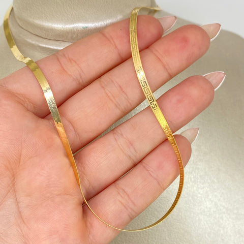 Cadena ● Espejo / VS Esp Oro amarillo 18k +3 / 5,30 Gr / 2,8 mm / 40 Cm