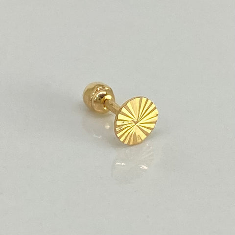 Piercing Circulo Diamantado / Oro Amarillo 18k (Joya) / 0,37gr / 5mm / (Oreja) *