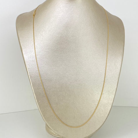 Cadena ● China Oro amarillo 18k 2 Gr / 1 mm / 60 Cm *