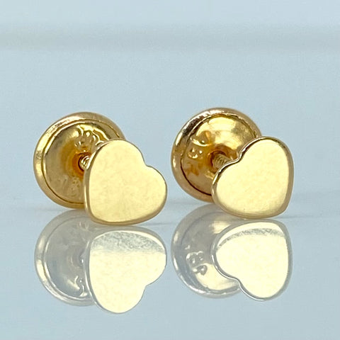 Topos Corazon Oro amarillo 18k 0,62 Gr / 5 mm  *