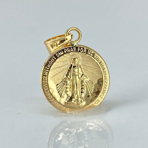 Dije Virgen Milagrosa Oro amarillo 18k 0,7 Gr / 1,9 Cm *