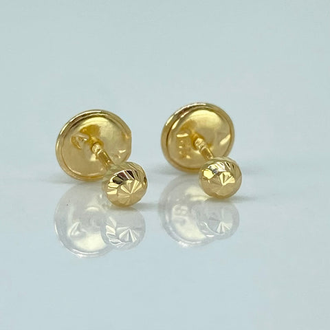 Topos Bolas Diamantadas Oro amarillo 0,43 Gr / 3 mm