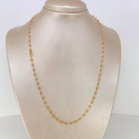 Cadena GC Oro amarillo 4,90 Gr / 3,3 mm / 50 Cm †