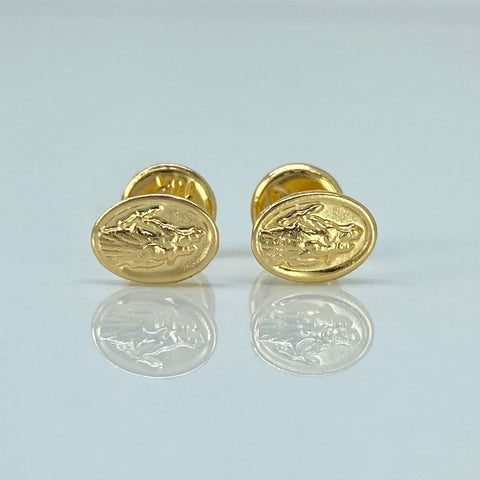 Topos Virgen Del Carmen Oro amarillo 18k 0,55 Gr / 5 mm *