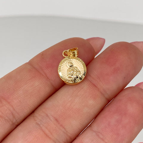 Dije San Judas Oro amarillo 18k 0,65 Gr / 1,6 Cm