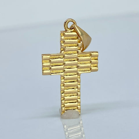 Dije Cruz Oro amarillo 2,03 Gr / 3 Cm