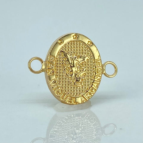 Herraje Troquel San Miguel Arcangel Oro amarillo 18k 0,70 Gr / 1,5 Cm
