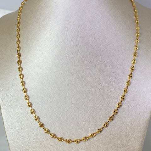 Cadena GC Oro amarillo 18k 7,00 Gr / 4 mm / 52 Cm †
