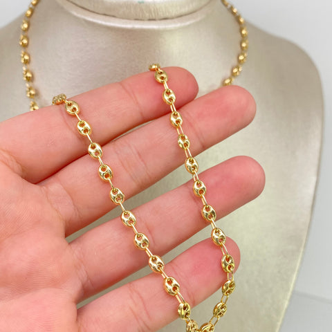 Cadena GC Oro amarillo 18k 7,10 Gr / 4 mm / 50 Cm