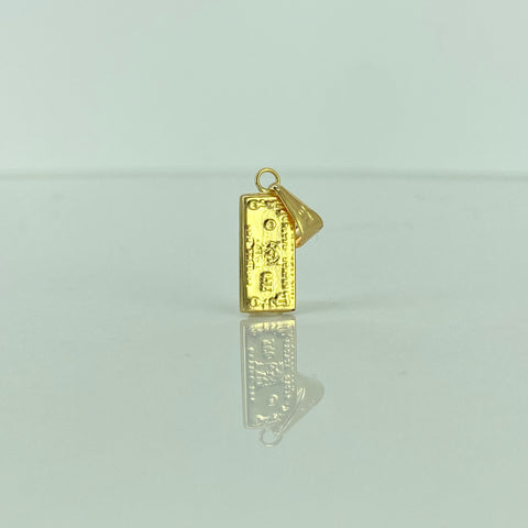Dije Dolar Oro amarillo 18k 0,65 Gr / 2,2 Cm  *