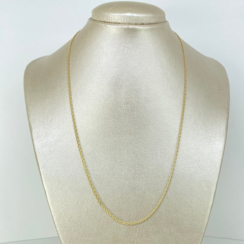 Cadena ● China Oro amarillo 18k 3,3 Gr / 2,2 mm / 50 Cm