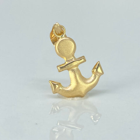 Dije Ancla  Oro amarillo 18k 1 Gr / 2,7 Cm *