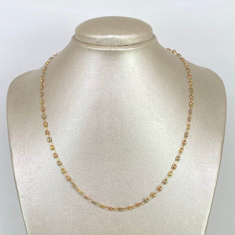 Cadena GC Tres oros 18k 4,10 Gr / 3,3 mm / 45 Cm *