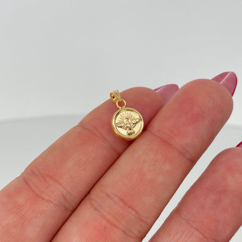 Dije Espiritu Santo Oro amarillo 0,5 Gr / 1,5 Cm †