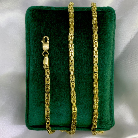Cadena Italy Punto Peruano Oro amarillo 18k +1 / 17,27 Gr / 3 mm / 60 Cm