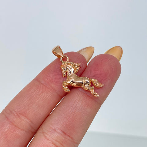 Dije Caballo Oro amarillo 2,1 Gr / 3,1 Cm