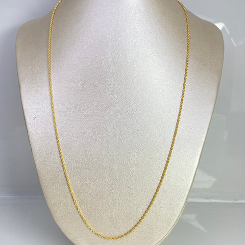 Cadena Italy Lazo Oro amarillo 18k +1 / 1,62 Gr / 1,5 mm / 60 Cm