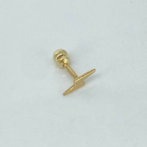 Piercing Rayo / Oro Amarillo 18k (Joya) / 0,26gr / 1.1cm / (Oreja) †