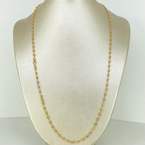 Cadena GC Diamantado Oro amarillo 18k 8,32 Gr / 3,3 mm / 60 Cm