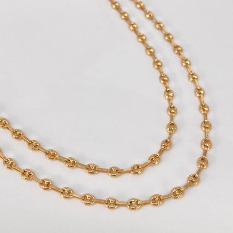 Cadena GC Diamantado Oro amarillo 18k 7,00 Gr / 3,3 mm / 60 Cm