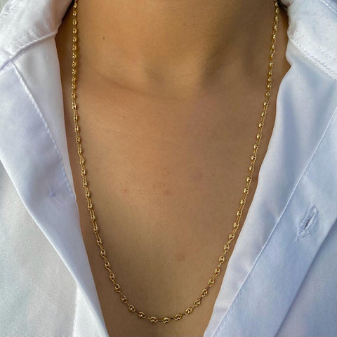 Cadena GC 3mm Oro Amarillo 18k / 60cm / 7.46gr