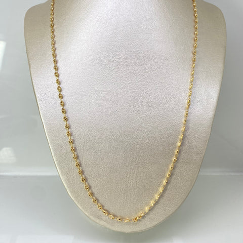 Cadena GC Oro amarillo 18k 8,00 Gr / 3 mm / 66 Cm *