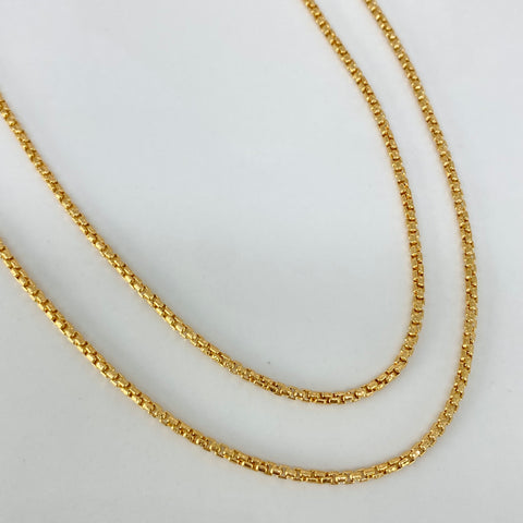 Cadena ● Veneciana Oro amarillo 18k +1 / 7,54 Gr / 1,7 mm / 60 Cm †