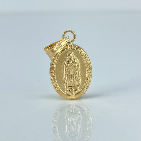 Dije Virgen Guadalupe Oro amarillo 0,85 Gr / 2,4 Cm †