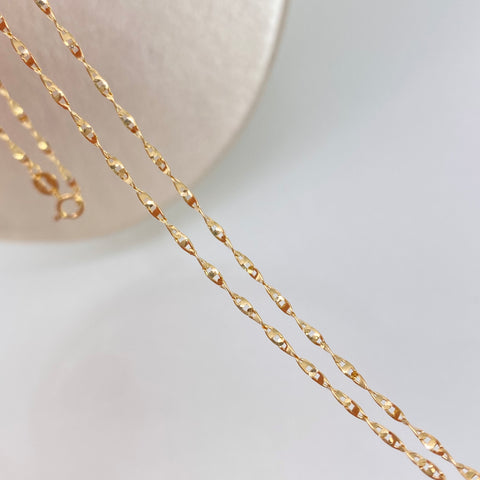 Cadena ● GC Oro amarillo 18k +3 / 2,06 Gr / 1,2 mm / 50 Cm *