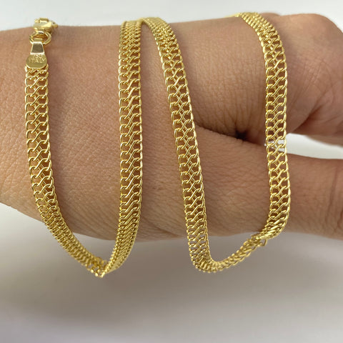 Cadena Italy Sedusa Oro amarillo 18k 5,62 Gr / 4 mm / 50 Cm