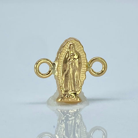 Herraje Silueta Virgen Guadalupe Oro amarillo 0,35 Gr / 1,2 Cm *