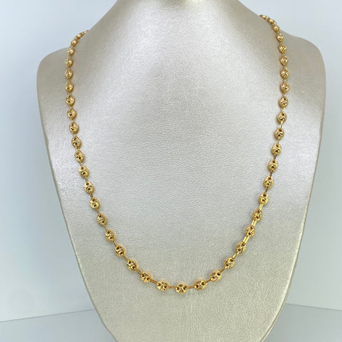 Cadena GC Diamantada Oro amarillo 18k 13,05 Gr / 4,5 mm / 60 Cm