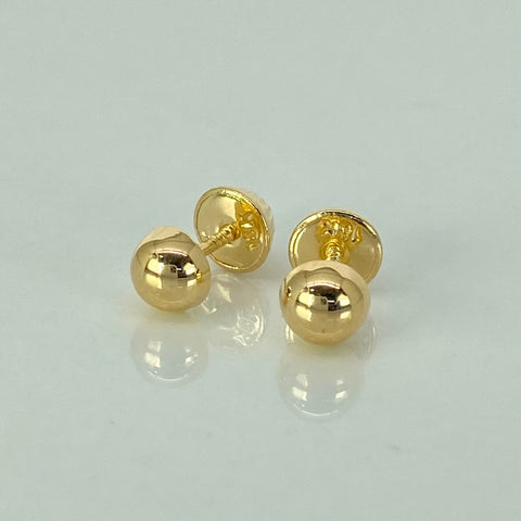 Topos Media Bolas Lisas Oro amarillo 0,52 Gr / 5 mm *