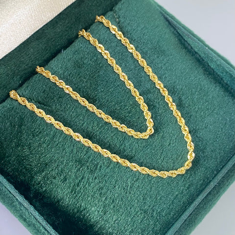 Cadena Italy Lazo Oro amarillo 18k +1 / 2,81 Gr / 2 mm / 45 Cm †