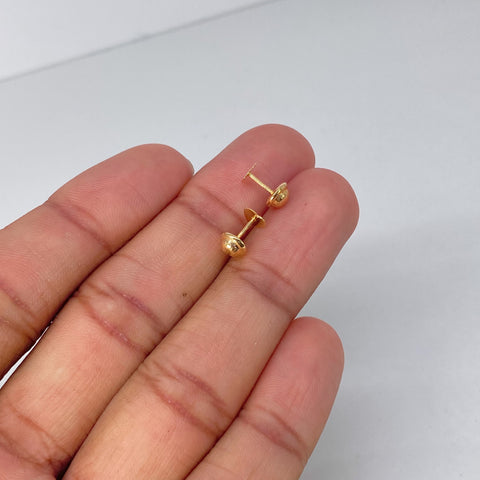 Topos Corazon Oro amarillo 0,55 Gr / 5 mm *