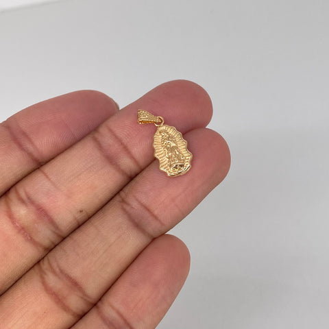 Dije Virgen Guadalupe Silueta Oro amarillo 0,65 Gr / 2,3 Cm